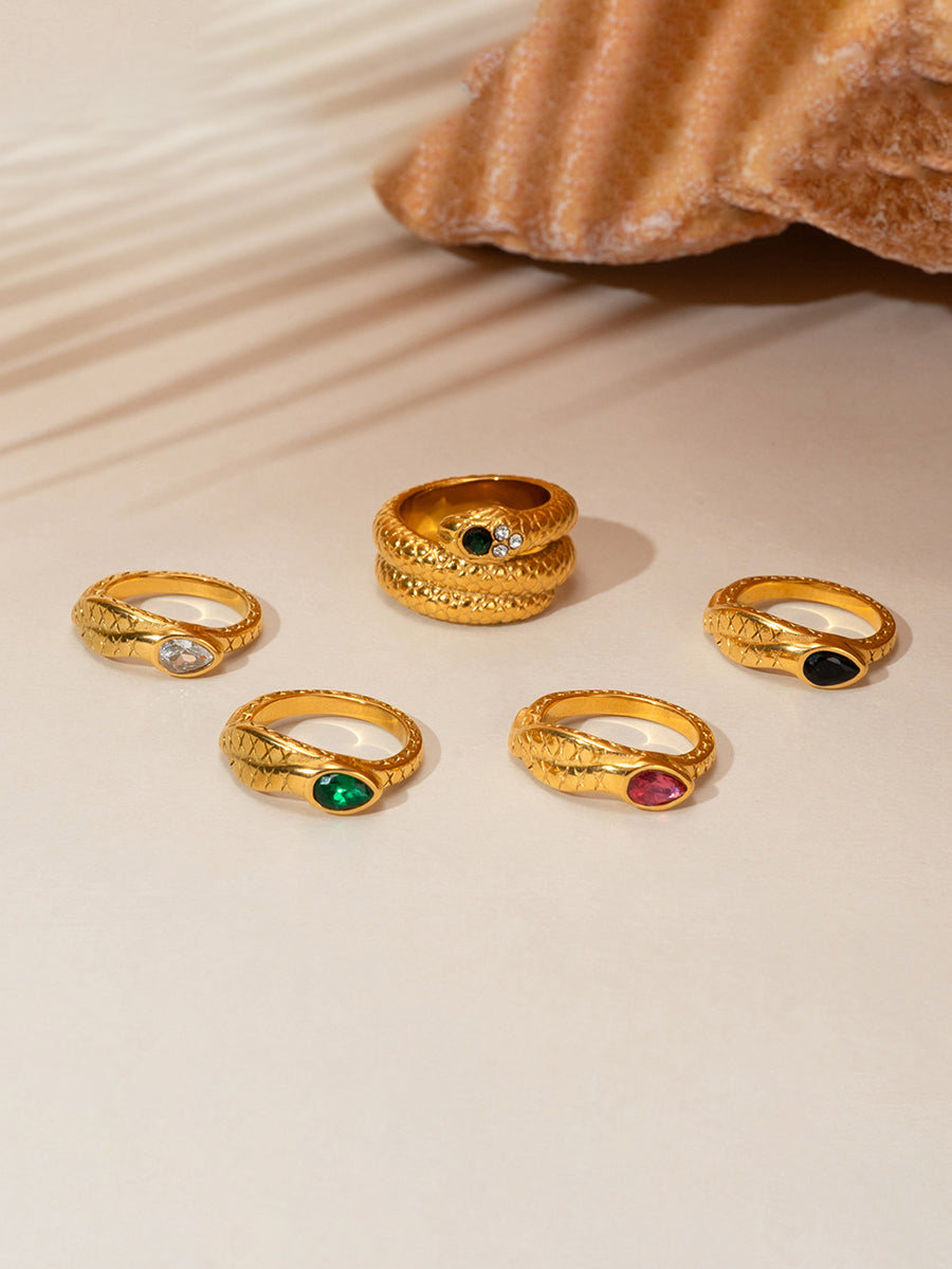 Stylish Affordable-Luxury Serpent Ring