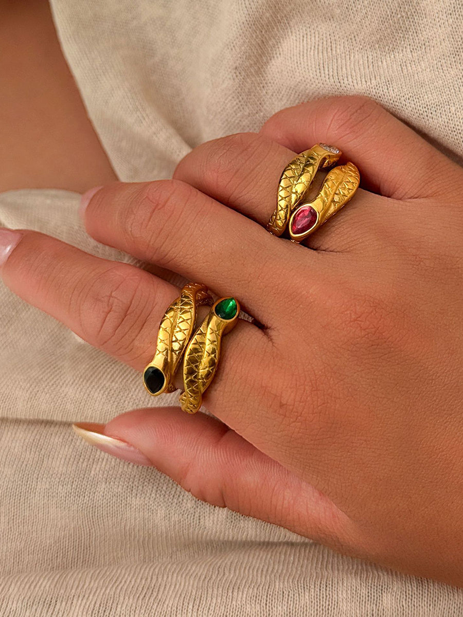 Stylish Affordable-Luxury Serpent Ring