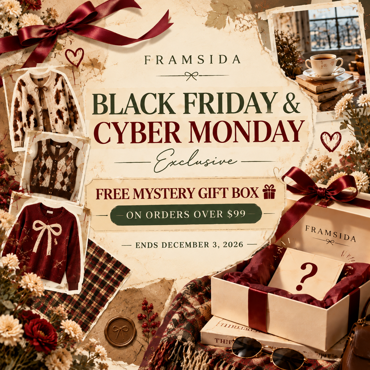 Free Mystery Gift – Black Friday Exclusive With $99+ Order